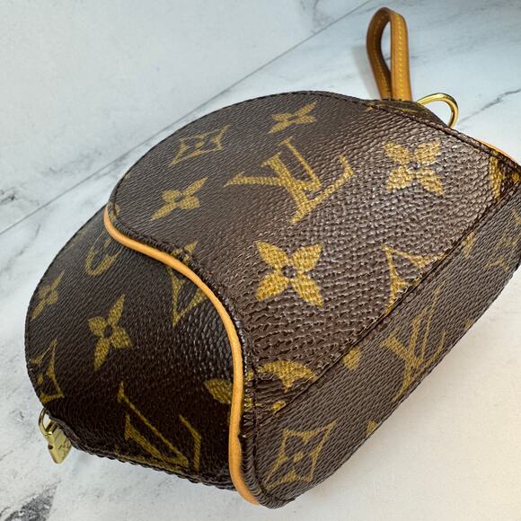 Louis Vuitton Mini Ellipse Vintage Bag Monogram canvas LV Wristlet Clutch Rare - Picture 5 of 16